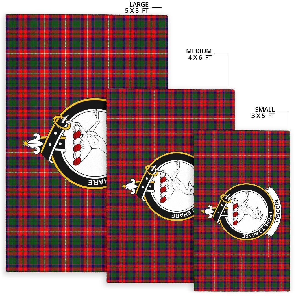 Riddell Tartan Crest Area Rug