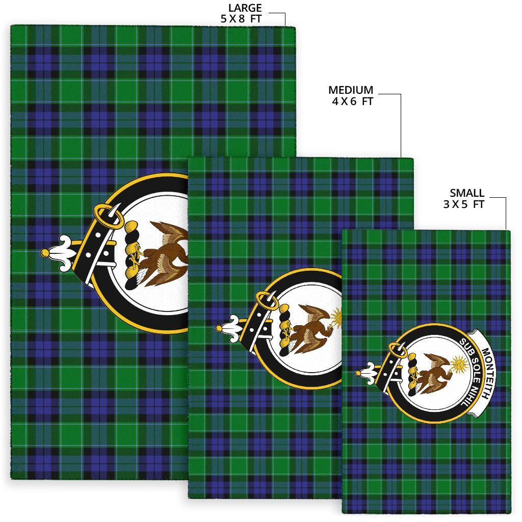 Monteith Tartan Crest Area Rug