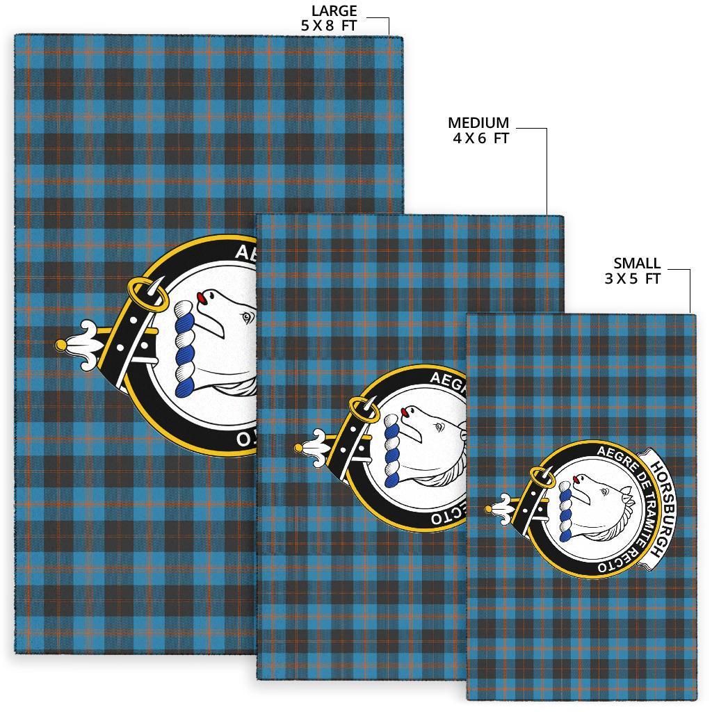 Horsburgh Tartan Crest Area Rug