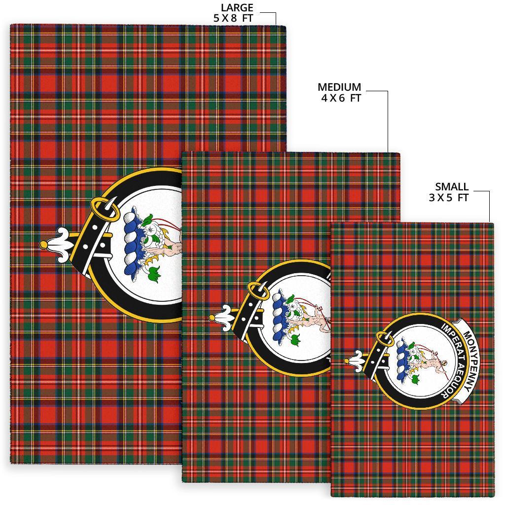 Monypenny Tartan Crest Area Rug