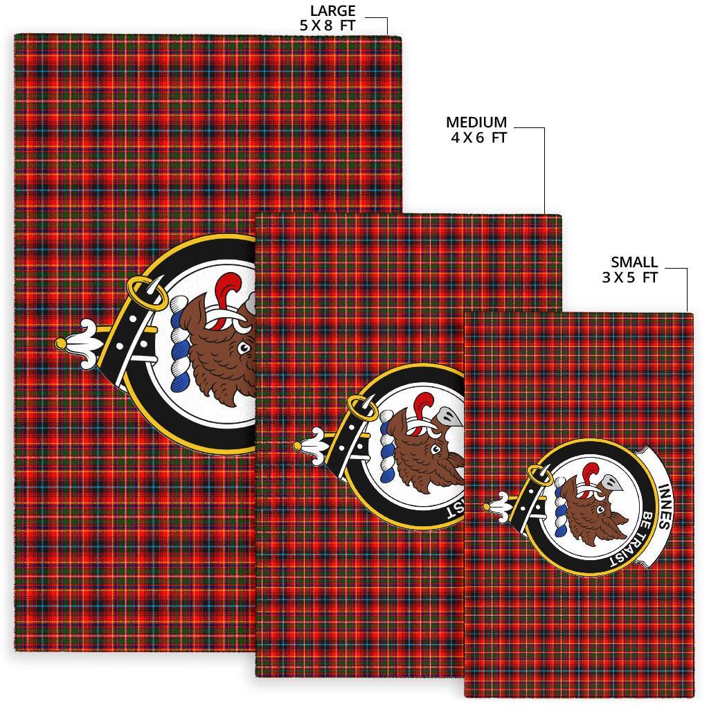 Innes Tartan Crest Area Rug