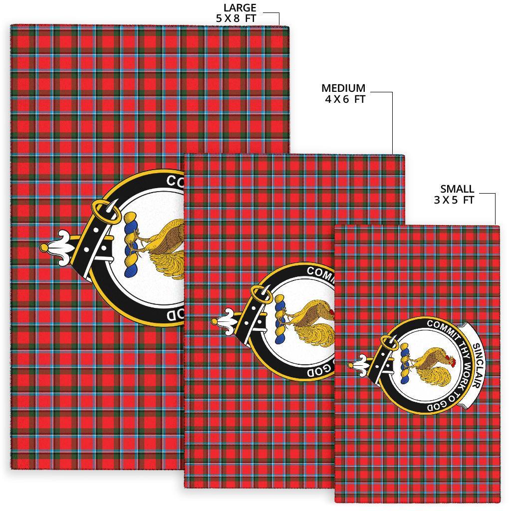 Sinclair Tartan Crest Area Rug