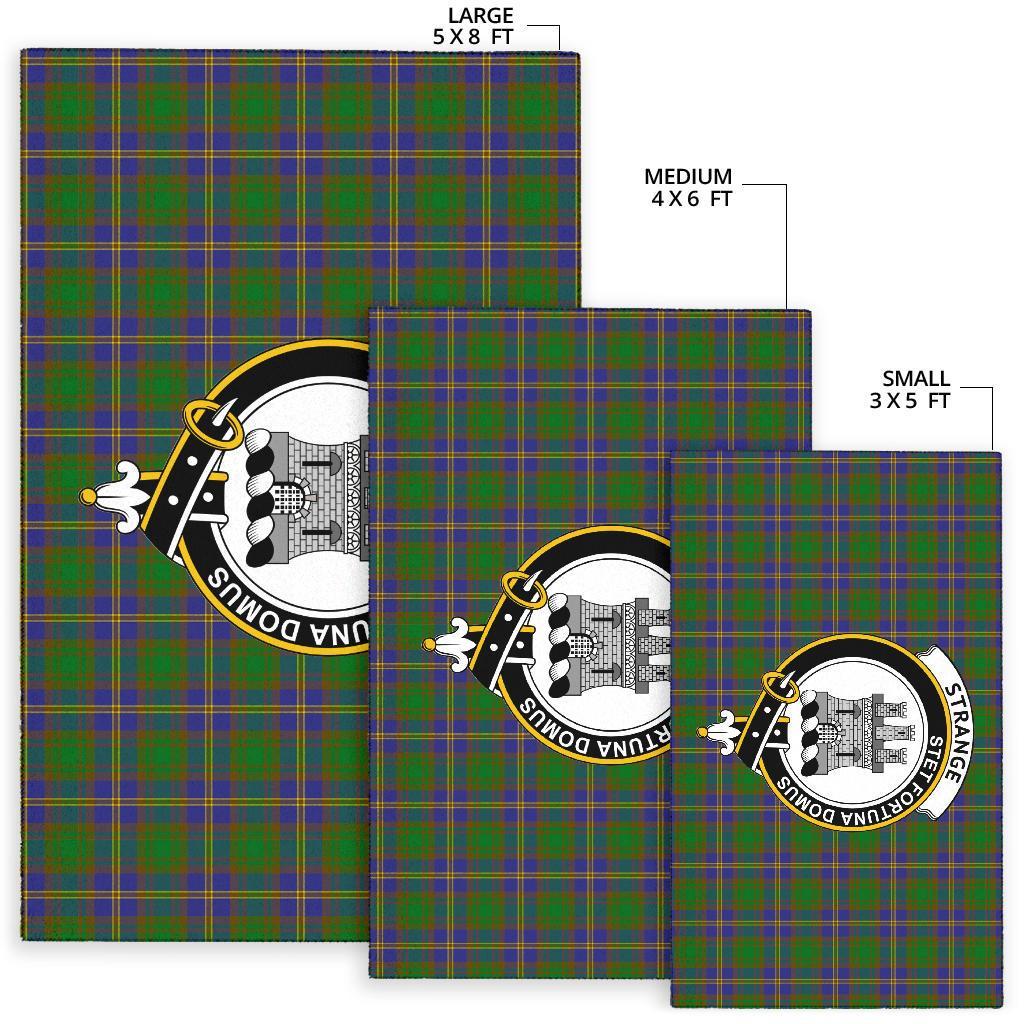 Strange (Or Strang) Tartan Crest Area Rug