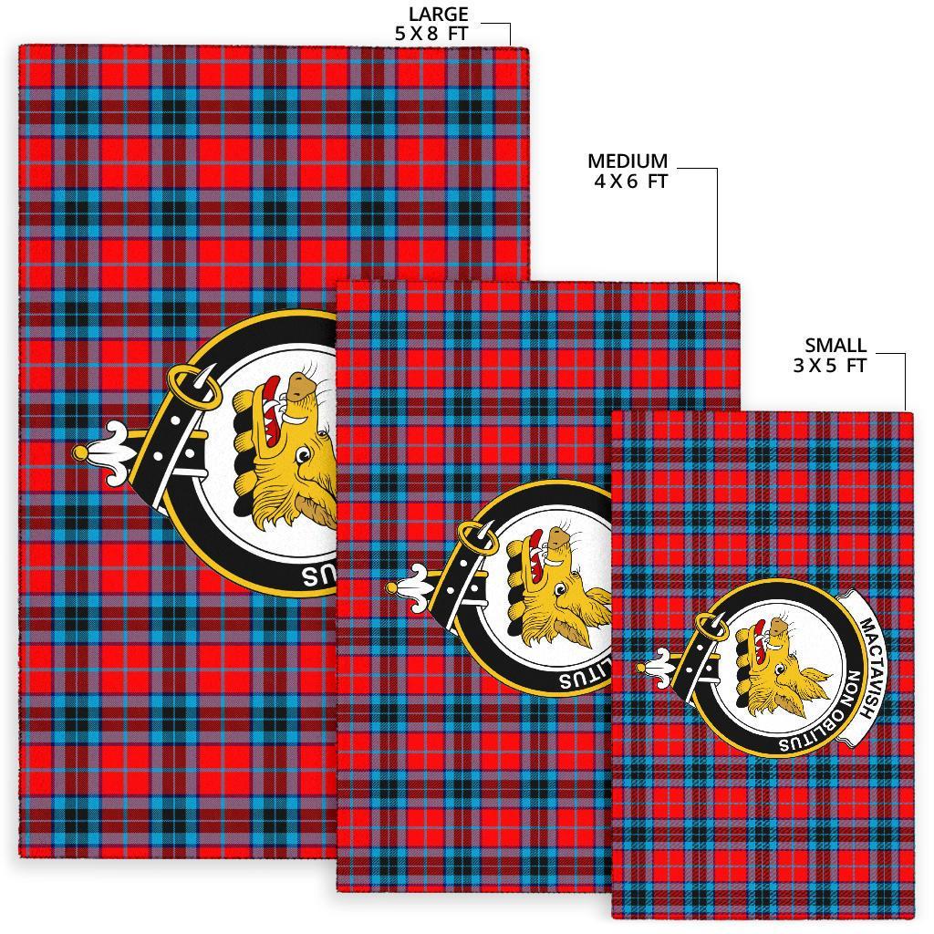 MacTavish Tartan Crest Area Rug