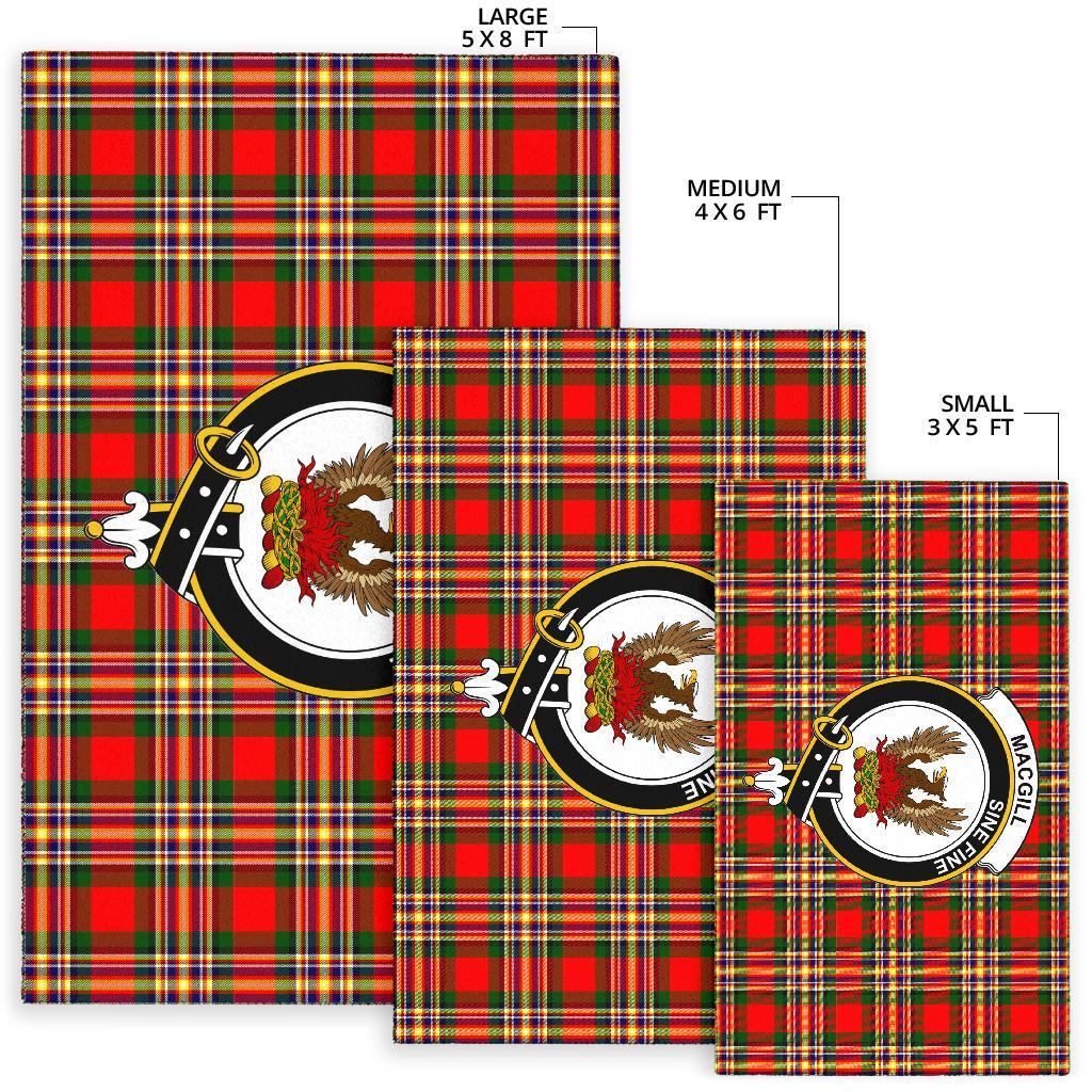 Macgill (Makgill) Tartan Crest Area Rug