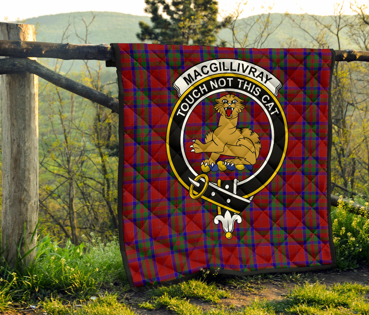MacGillivray Tartan Crest Quilt - SP