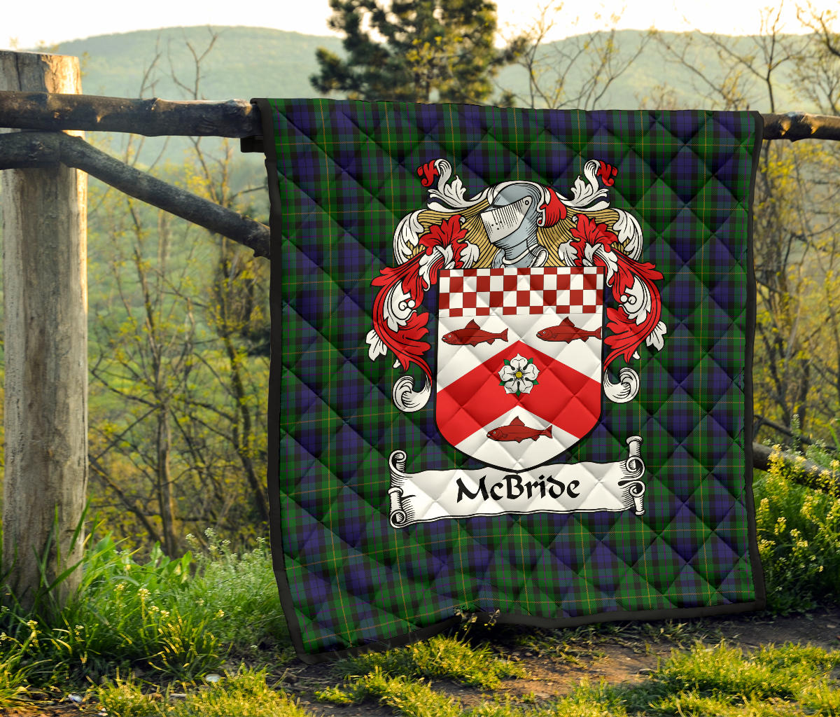 McBride Tartan Crest Quilt - SP