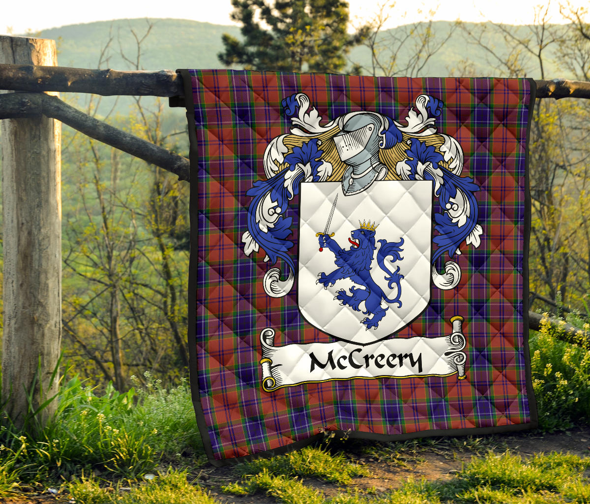McCreery Tartan Crest Quilt - SP