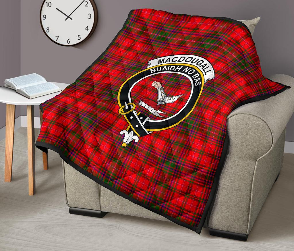 Macdougall Family Modern Tartan Quilt