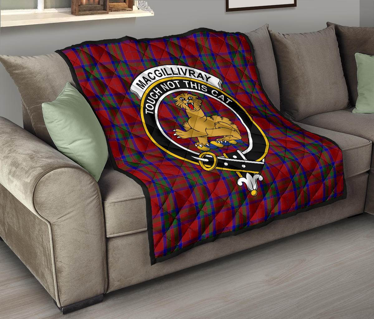 MacGillivray Tartan Crest Quilt - SP