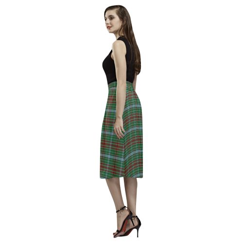 Gayre Tartan Aoede Crepe Skirt