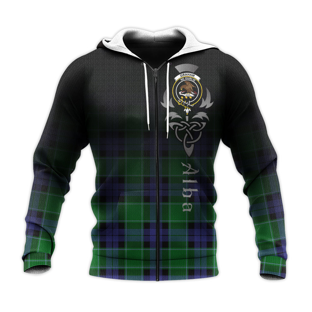 Graham Of Menteith Modern Tartan Hoodie - Alba Celtic Style
