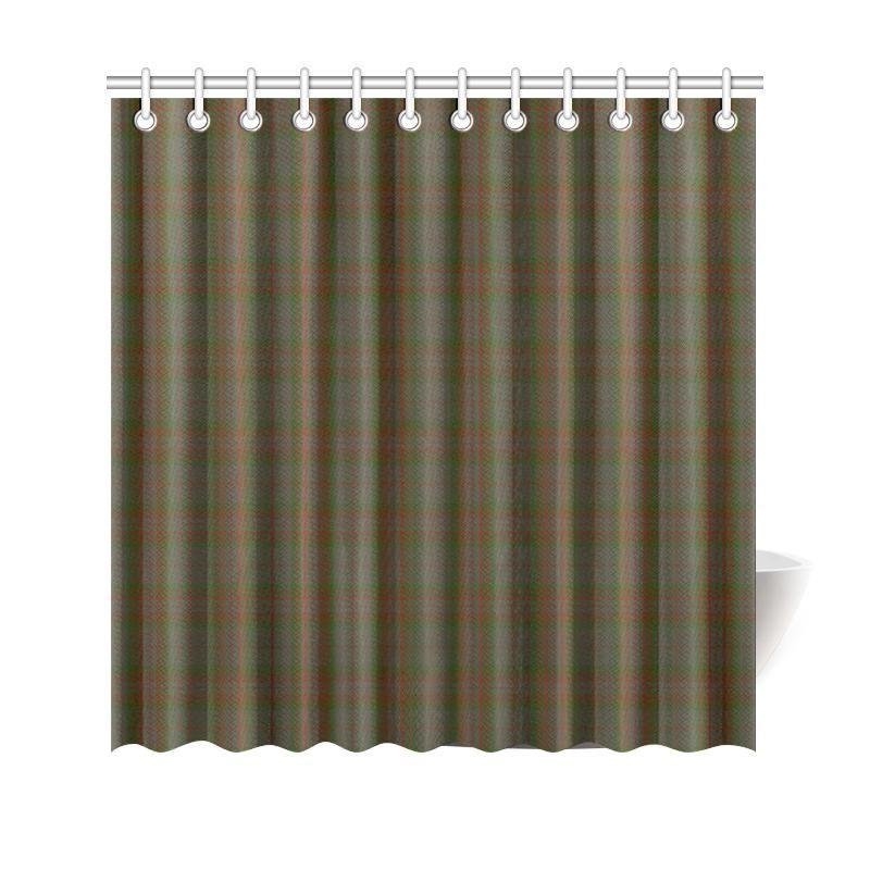 Gray Tartan Shower Curtain