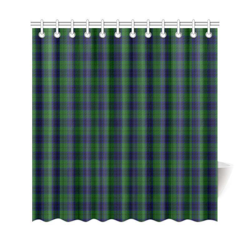 Keith Modern Tartan Shower Curtain