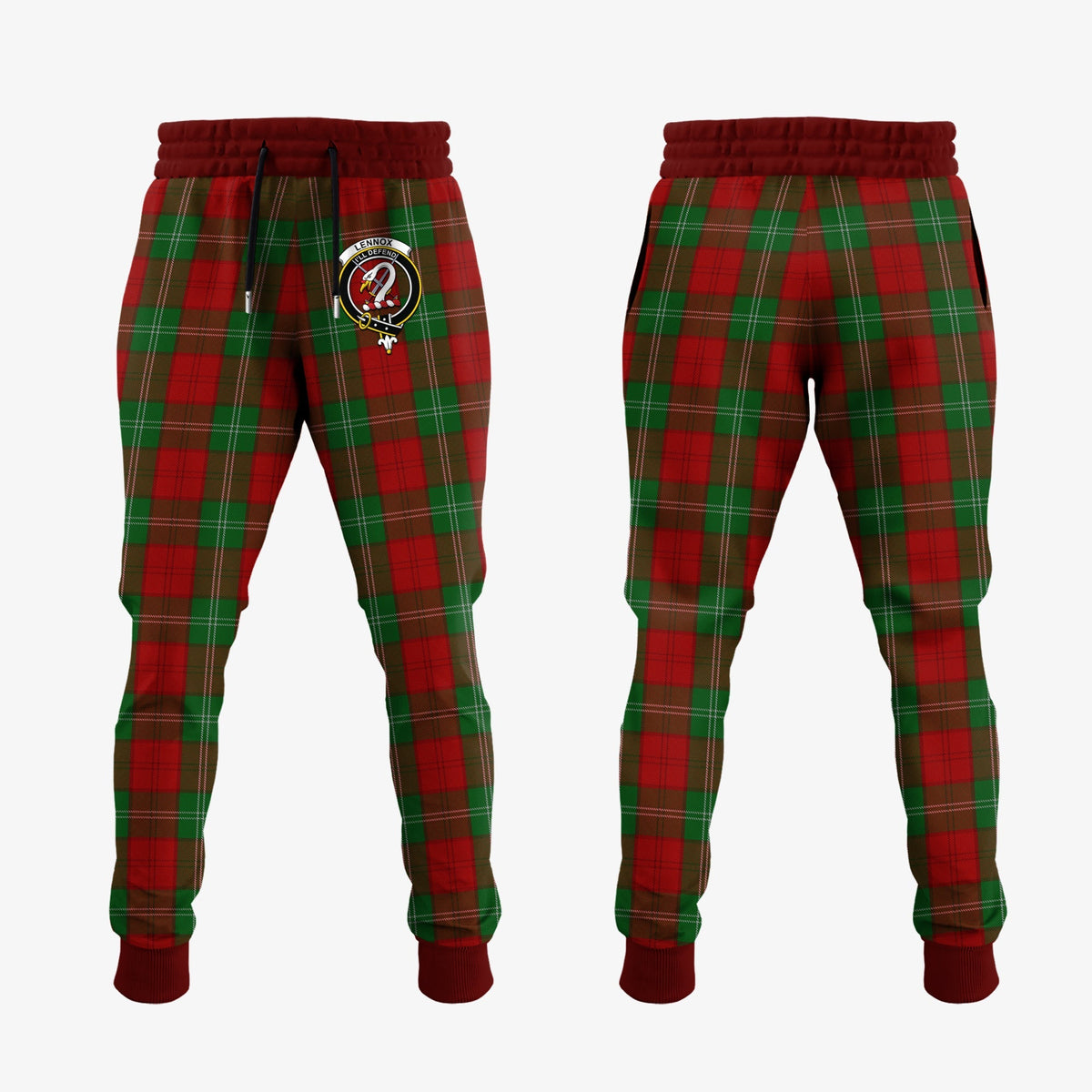 Lennox Tartan Crest Jogger Sweatpants