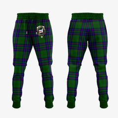 Lockhart Modern Tartan Crest Jogger Sweatpants