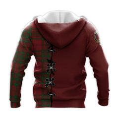 MacAlister of Glenbarr Tartan Hoodie - Lion Rampant And Celtic Thistle Style