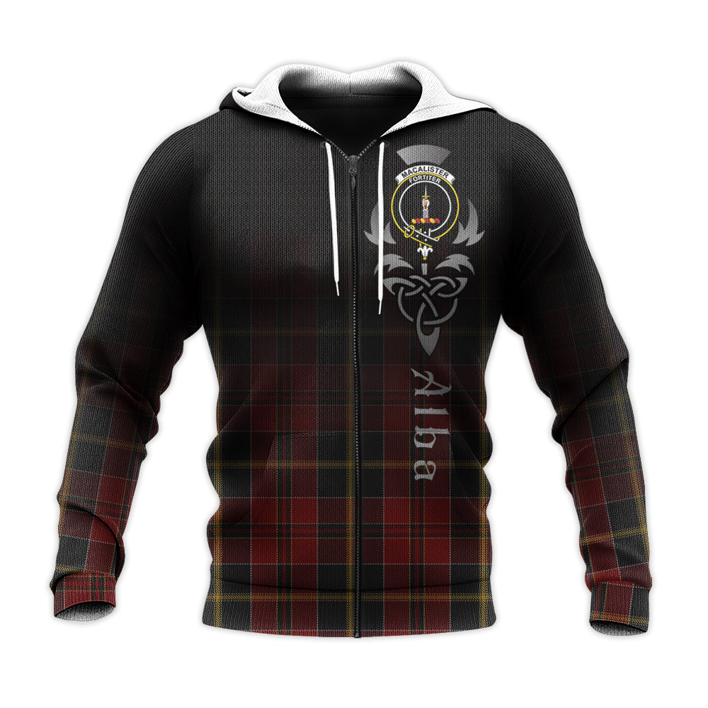 MacAlister Of Skye Tartan Hoodie - Alba Celtic Style