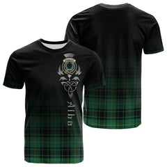 MacArthur Ancient Tartan Crest T-shirt - Alba Celtic Style