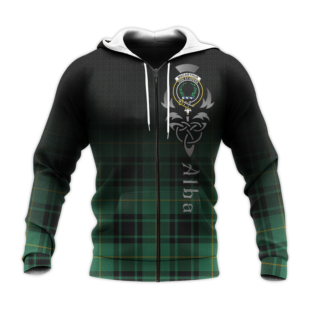 MacArthur Ancient Tartan Hoodie - Alba Celtic Style