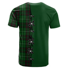 MacAulay of Lewis Tartan T-shirt - Lion Rampant And Celtic Thistle Style