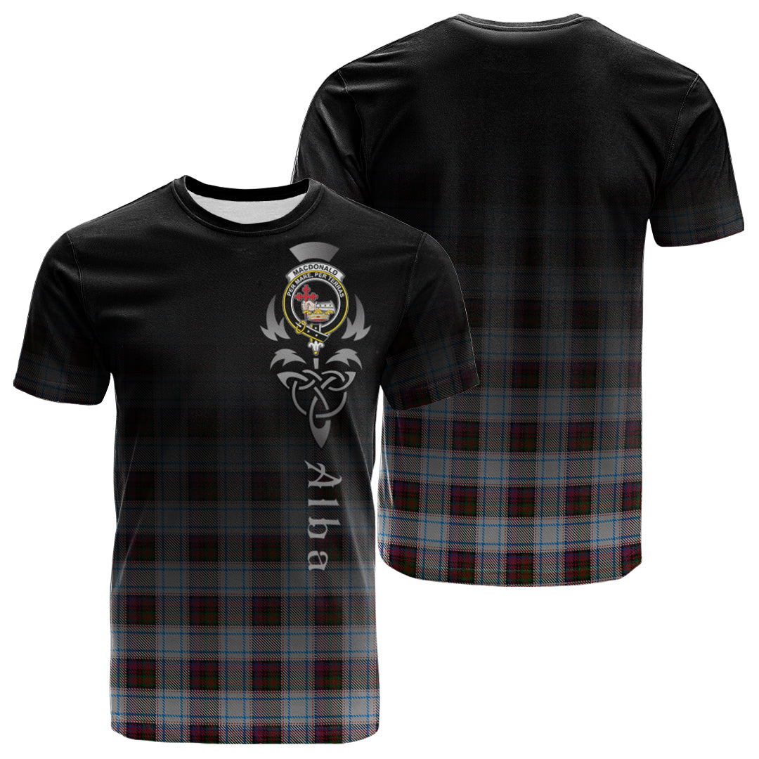 MacDonald Dress Ancient Tartan Crest T-shirt - Alba Celtic Style