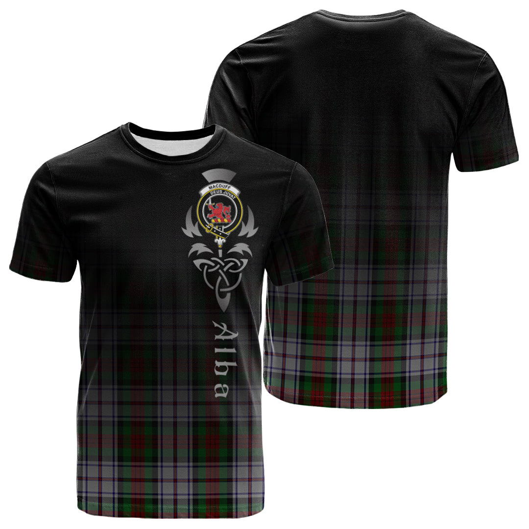 MacDuff Dress Tartan Crest T-shirt - Alba Celtic Style