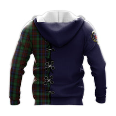 MacDuff Hunting Tartan Hoodie - Lion Rampant And Celtic Thistle Style