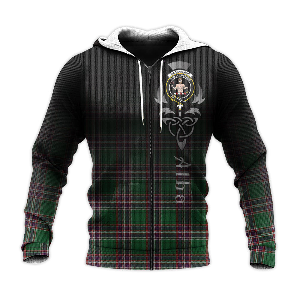 MacFarlane Hunting Tartan Hoodie - Alba Celtic Style