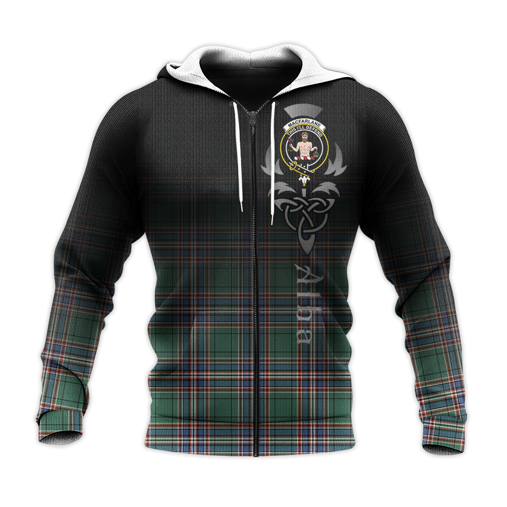 MacFarlane Hunting Ancient Tartan Hoodie - Alba Celtic Style