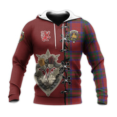 MacGillivray Tartan Hoodie - Lion Rampant And Celtic Thistle Style