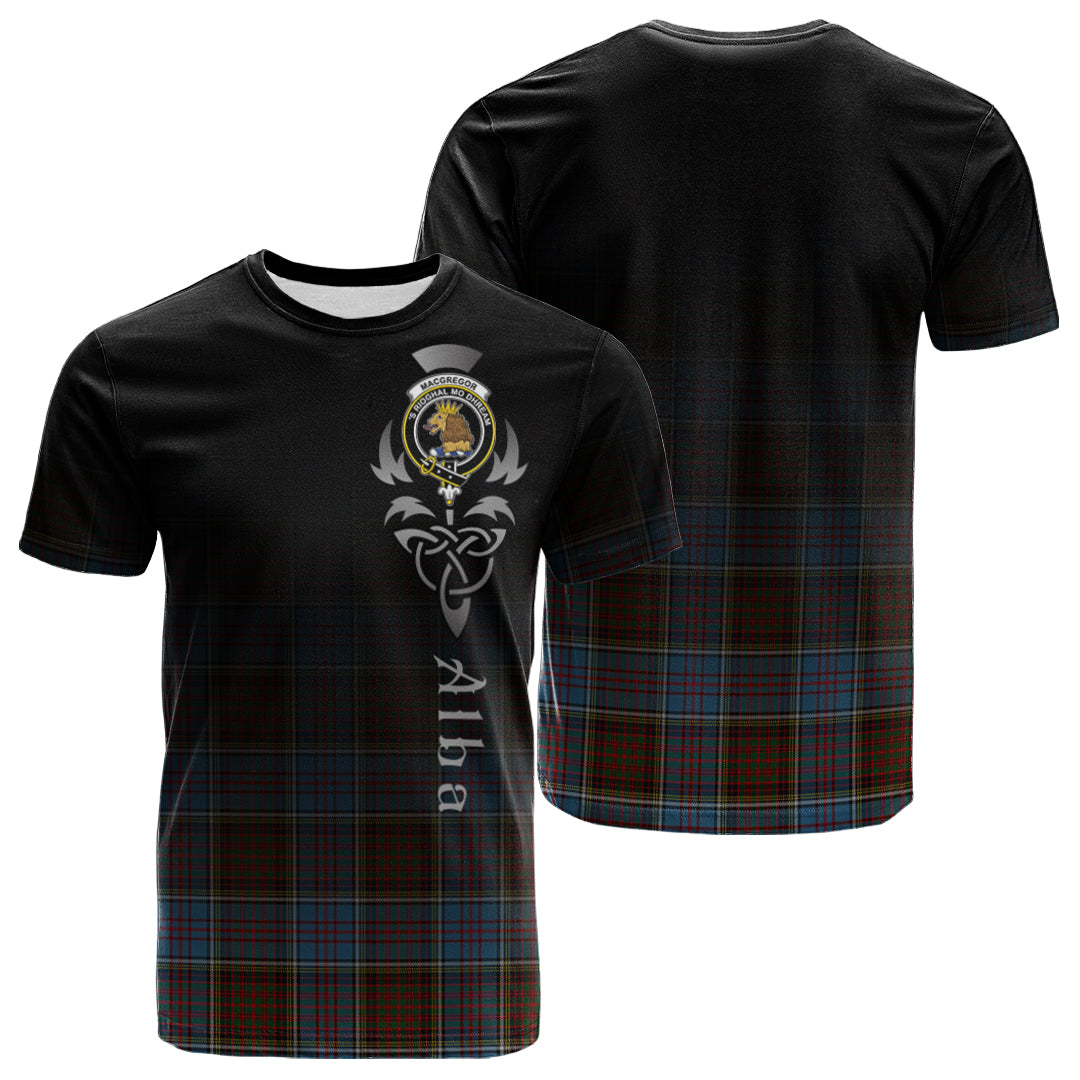 MacGregor Hastie Tartan Crest T-shirt - Alba Celtic Style