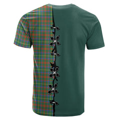 MacKintosh Hunting Ancient Tartan T-shirt - Lion Rampant And Celtic Thistle Style
