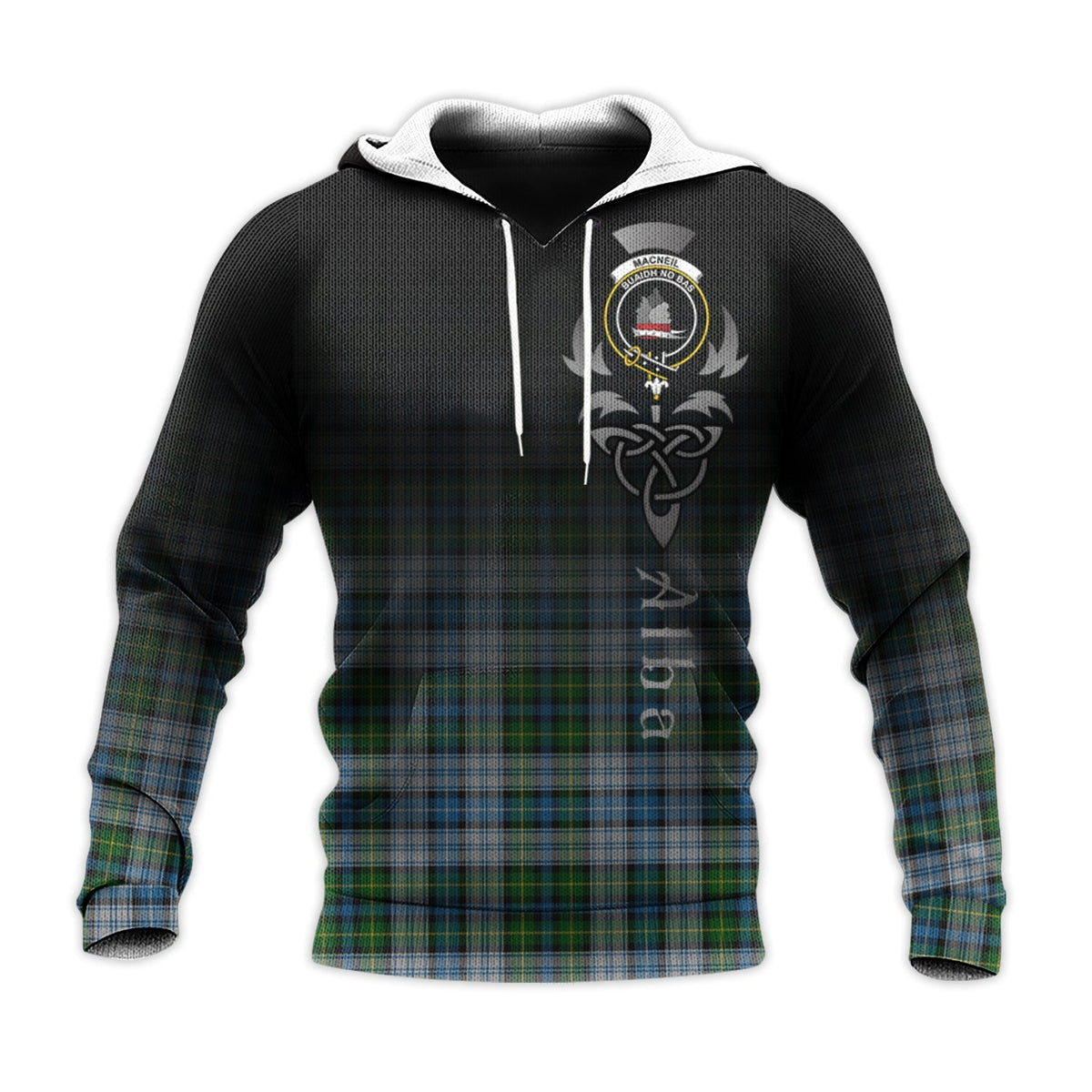 MacNeil Dress Tartan Hoodie - Alba Celtic Style