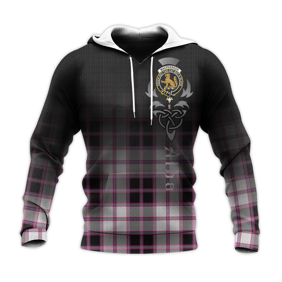 MacPherson Hunting Modern Tartan Hoodie - Alba Celtic Style
