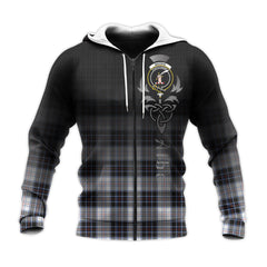 MacRae Dress Modern Tartan Hoodie - Alba Celtic Style