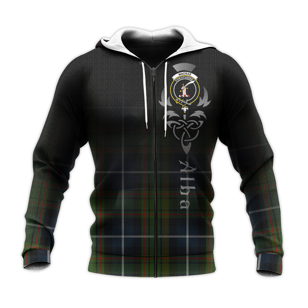 MacRae Hunting Tartan Hoodie - Alba Celtic Style