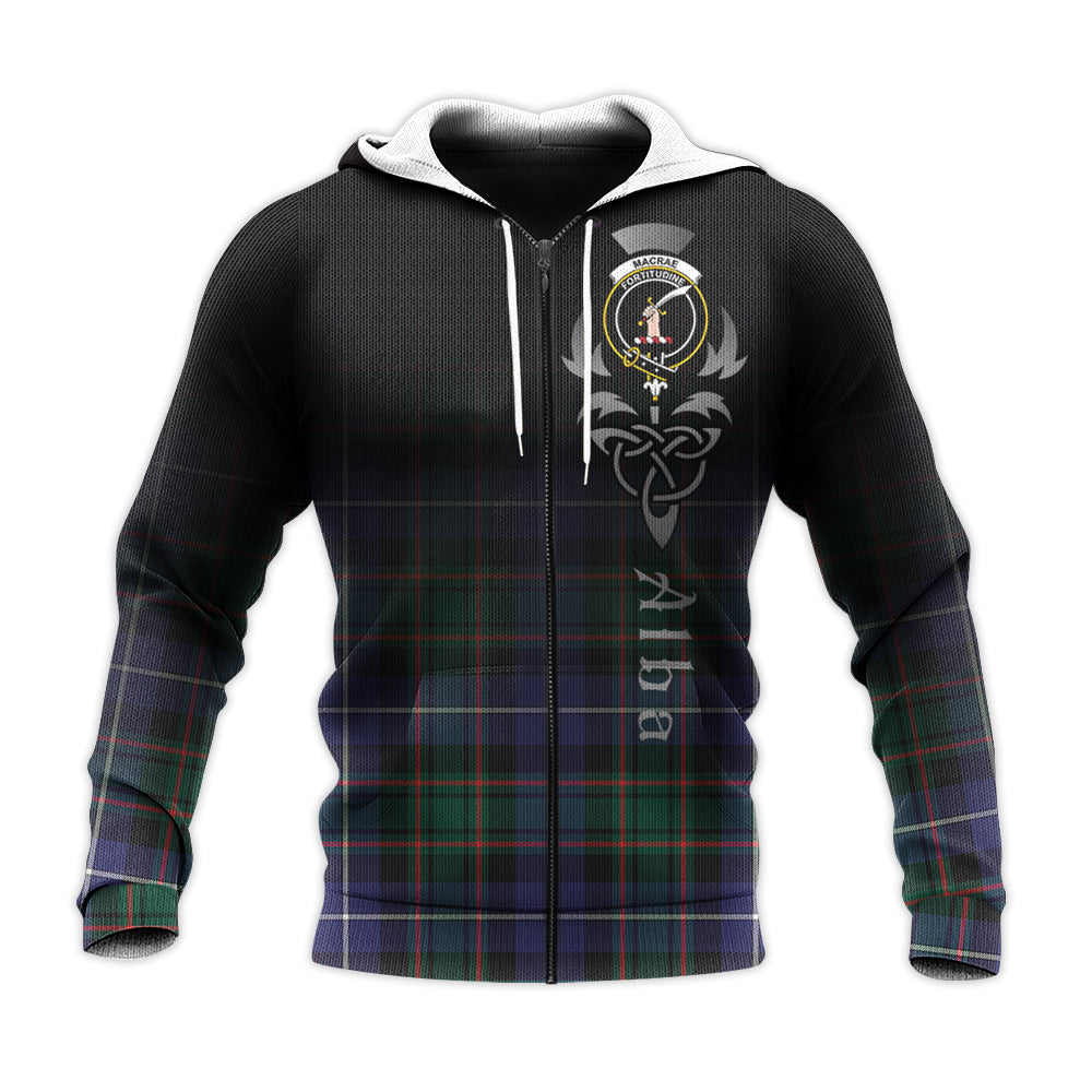MacRae Hunting Modern Tartan Hoodie - Alba Celtic Style
