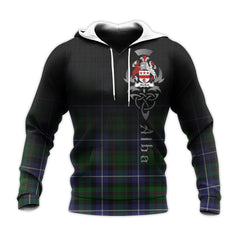 MacRow Hunting Tartan Hoodie - Alba Celtic Style