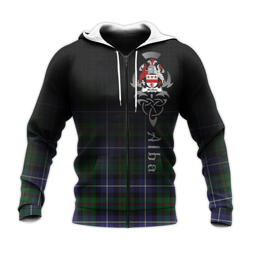MacRow Hunting Tartan Hoodie - Alba Celtic Style