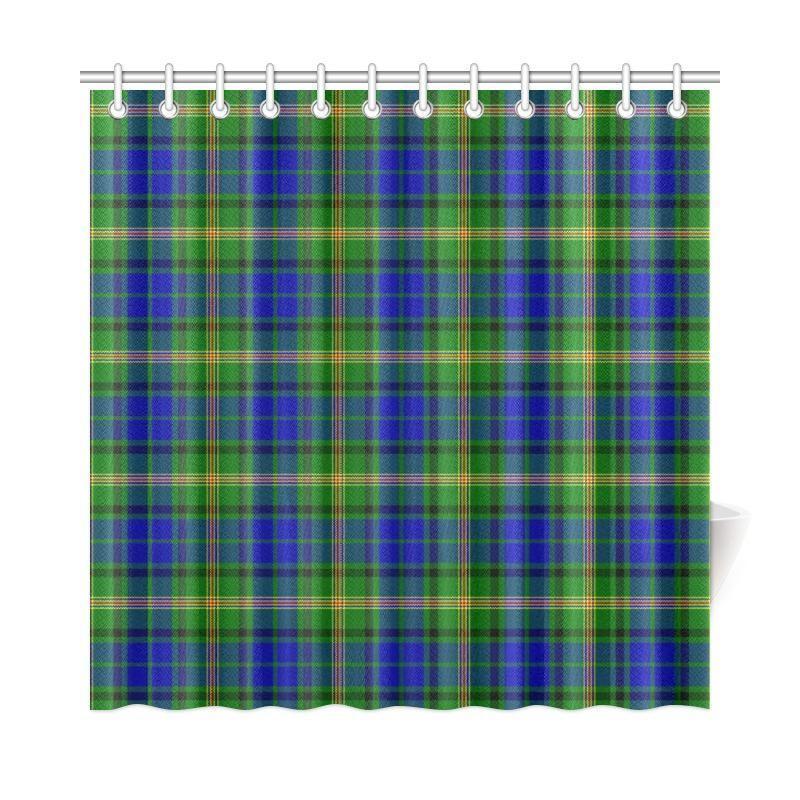 Maitland Modern Tartan Shower Curtain