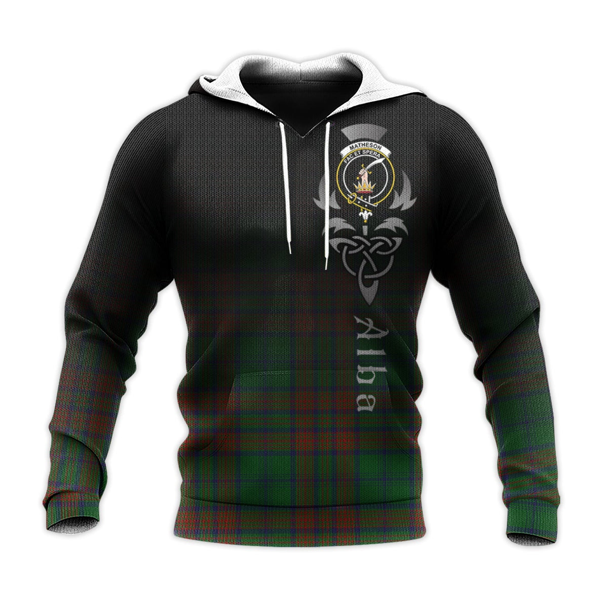 Matheson Hunting Highland Tartan Hoodie - Alba Celtic Style