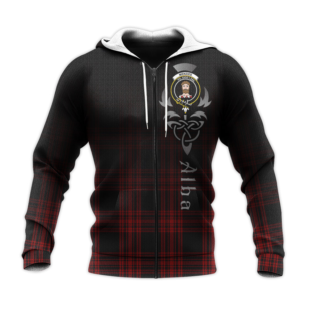 Menzies Hunting Tartan Hoodie - Alba Celtic Style