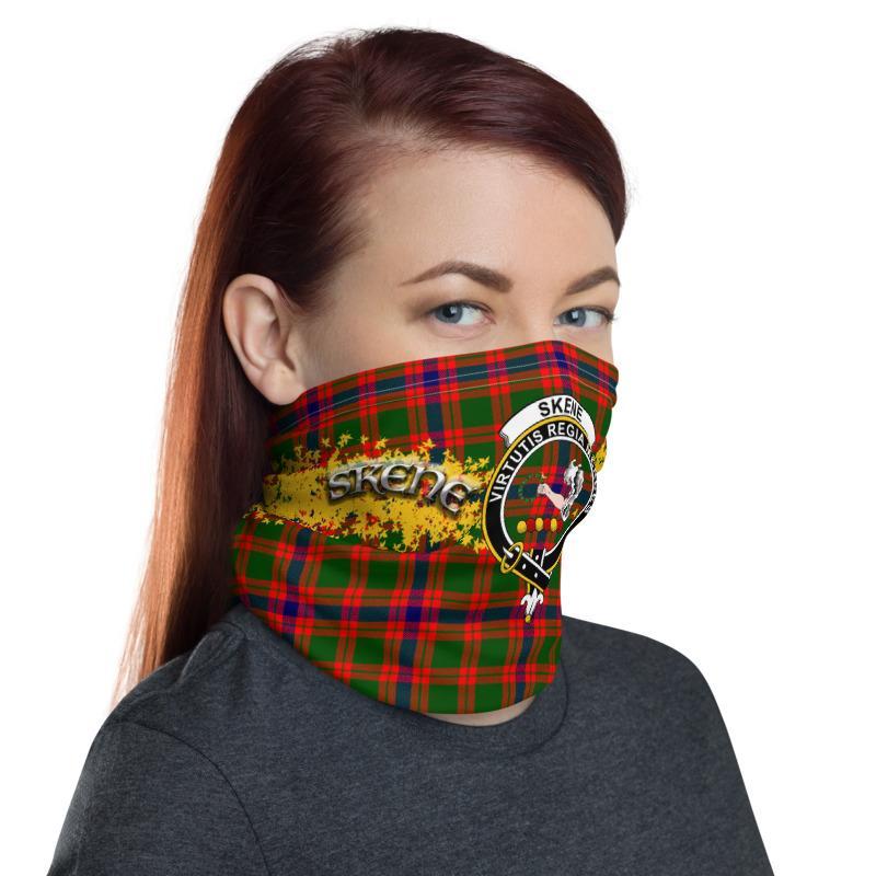 Skene Tartan Crest Neck Gaiter - Bandana