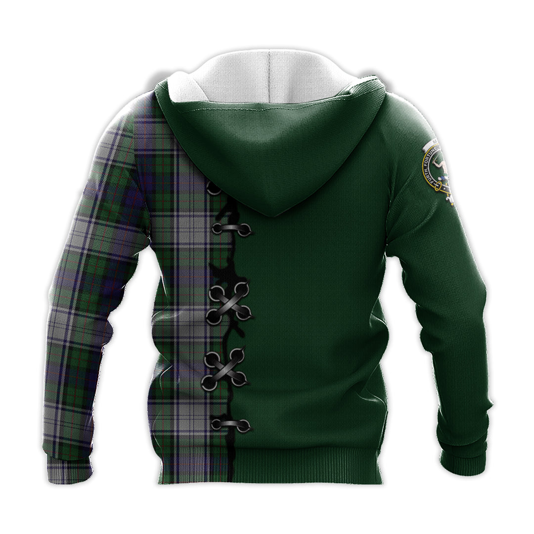 Murray of Atholl Dress Tartan Hoodie - Lion Rampant And Celtic Thistle Style