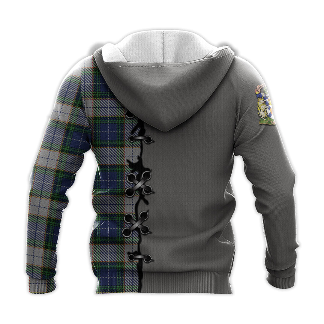 NovaScotia District Dress Tartan Hoodie - Lion Rampant And Celtic Thistle Style