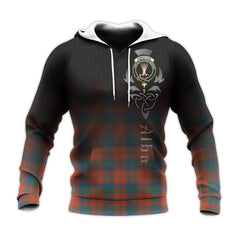 Robertson Ancient Tartan Hoodie - Alba Celtic Style