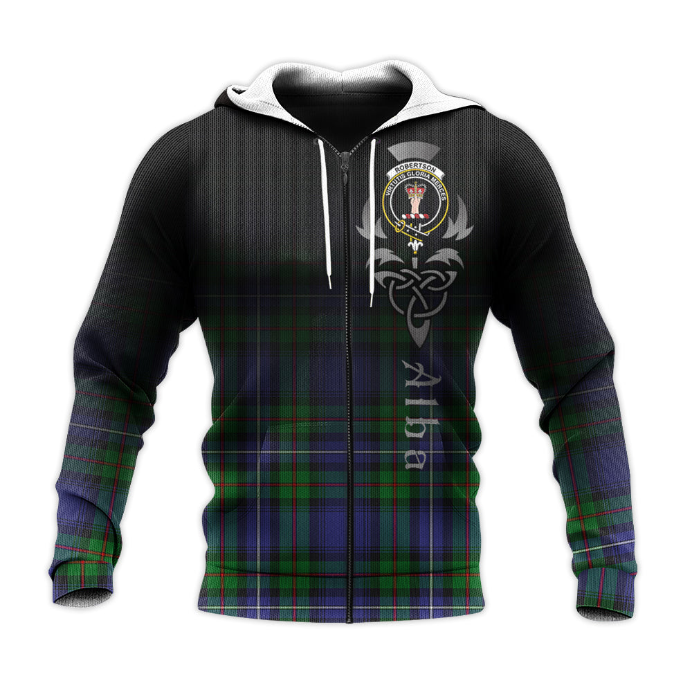 Robertson Hunting Modern Tartan Hoodie - Alba Celtic Style
