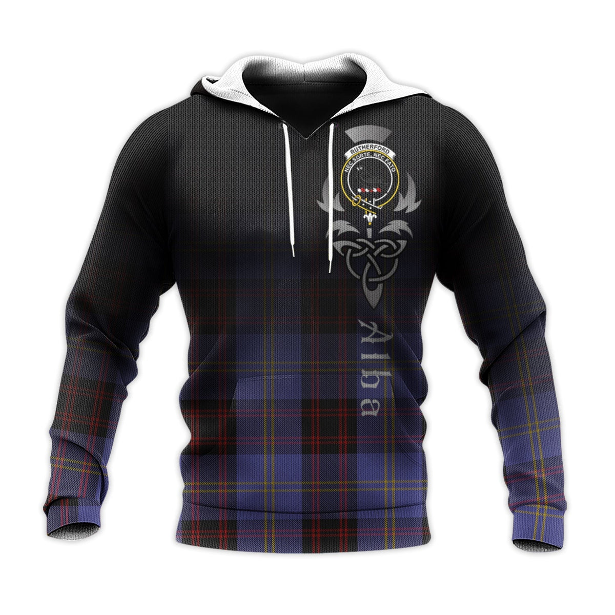 Rutherford Tartan Hoodie - Alba Celtic Style