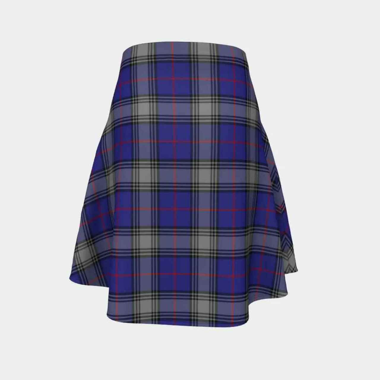 Kinnaird Tartan Flared Skirt